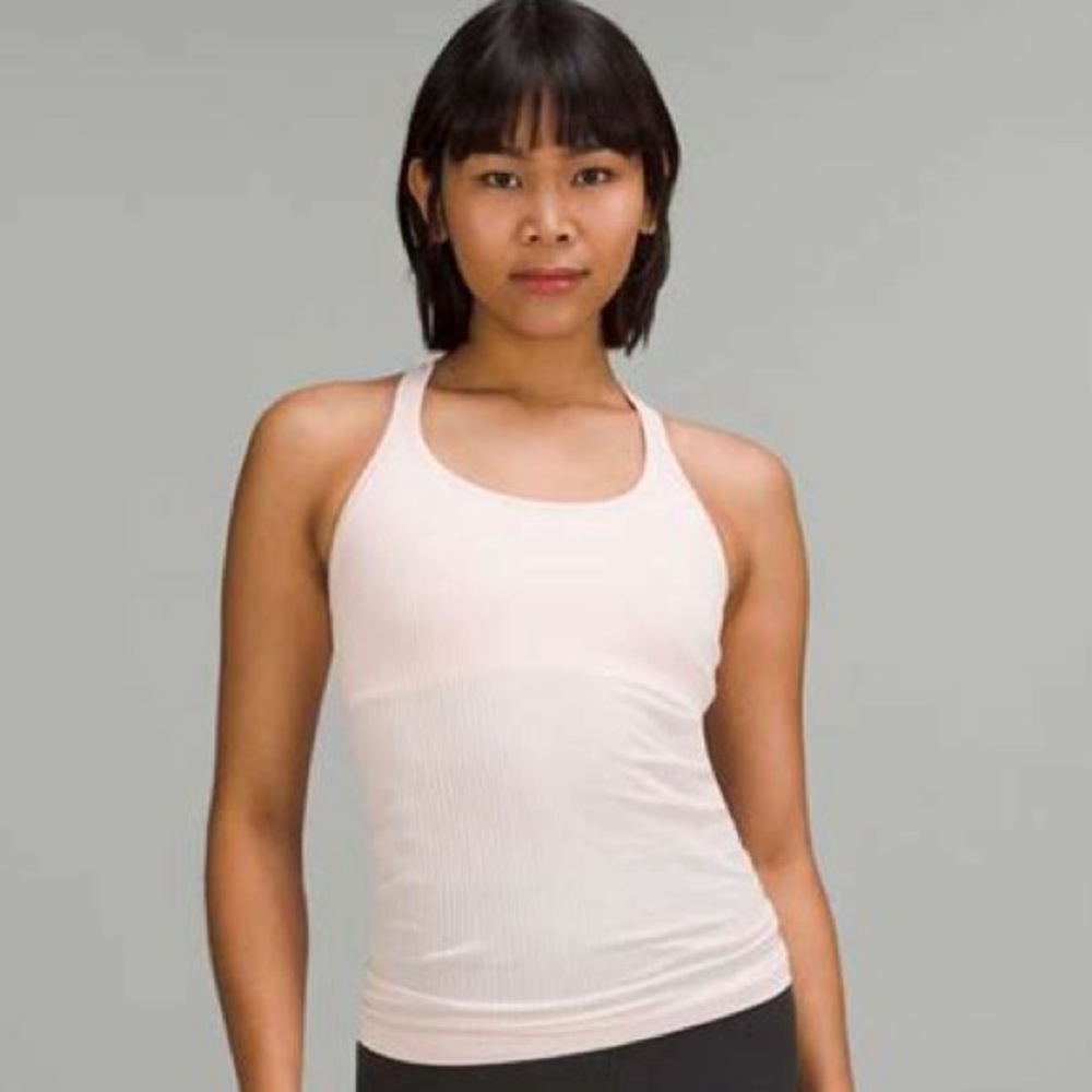 Lululemon Ebb to Street Tank Top • Strawberry Milkshake - Size 2